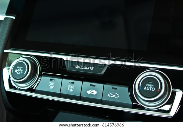 Climate Control Button in\
Car