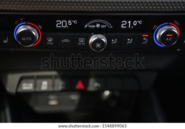 Climate control system in\
the new car.
