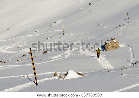 Similar – Image, Stock Photo ski-cross Style Joy