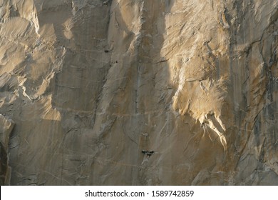 Climber On El Capitan Yosemite National Park