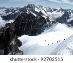 Climbing Alps in France