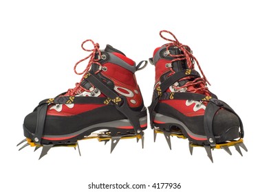 Climbing Boots Crampons Stock Photo 4177936 | Shutterstock