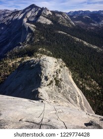 Climbing Half Dome Sunmit, Yosemite National Park, CA