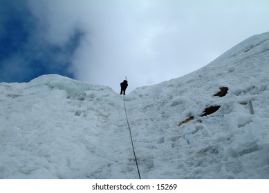 Climbing Imja Tse in Nepal Himalaya