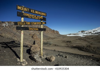 Climbing The Mount Kilimanjaro, Machame Route - Stella Point (5756m) - The Last Milestone Before The Top