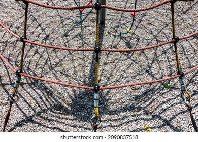 Climbing Rope At A Playground - Photo