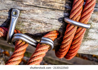 Climbing Rope At A Playground - Photo