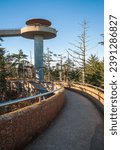 Clingmans Dome Observation Tower at the Great Smoky Mountains National Park