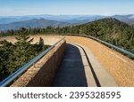 Clingmans Dome Observation Tower at the Great Smoky Mountains National Park