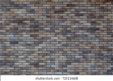 Clinker Brick. Brickwork. Dark Colored Clinker Brick. Texture.