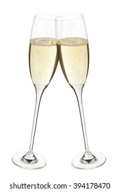 Clinking Champagne Glasses