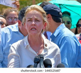 Clint, Texas / USA - 1 July 2019
Clint Border Patrol Station
Democrat Representative Madeleine Dean
Described A Broken And Horrifying System Of Immigration Detention At The Nation's Southern Border