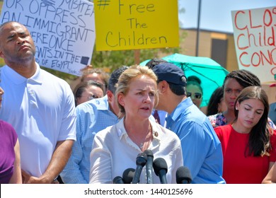 Clint, Texas / USA - 1 July 2019
Clint Border Patrol Station
Democrat Representative Madeleine Dean
Described A Broken And Horrifying System Of Immigration Detention At The Nation's Southern Border