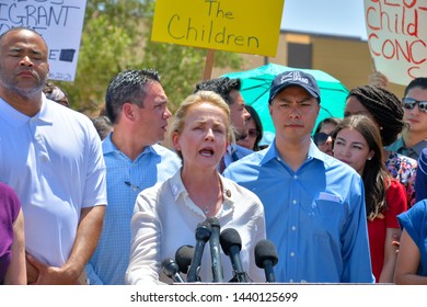 Clint, Texas / USA - 1 July 2019
Clint Border Patrol Station
Democrat Representative Madeleine Dean
Described A Broken And Horrifying System Of Immigration Detention At The Nation's Southern Border