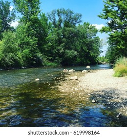 Clinton River In Rochester, MI