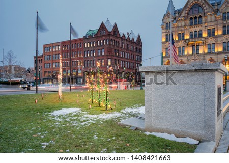Clinton Square at Downtown Syracuse, New York.