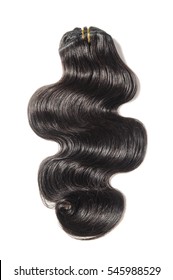 Clip In Body Wave Black Human Hair Extensions