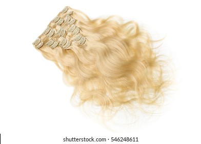 Clip In Body Wave Blonde Human Hair Extensions