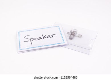 Clip And Pin Name Badge