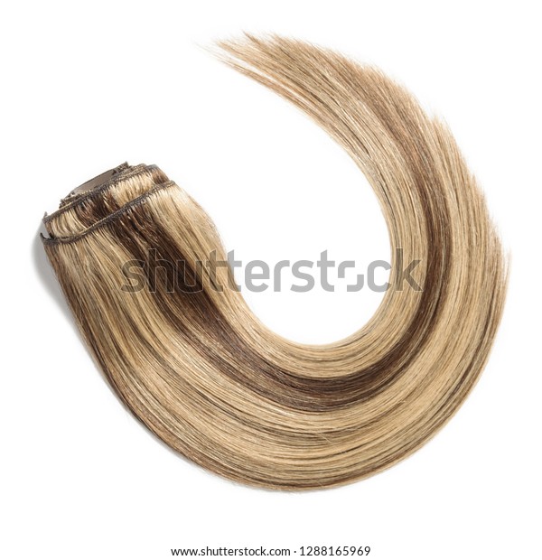 Clip Remy Straight Brown Mixed Blonde Stock Photo Edit Now