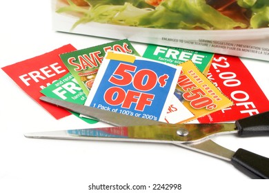 Clipping Coupons To Save Money At The Grocery Store