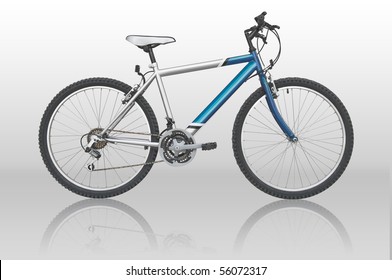 Clipping Path Included - Isolated Mountain Bike