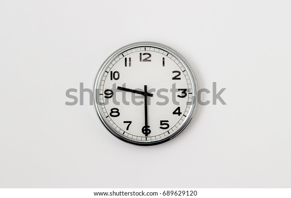 Horloge 9h30 Demi Heure 9 Photo De Stock Modifiable