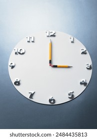 Clock, concept of time management.