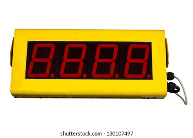 Clock Digital park countdown