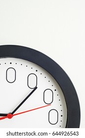 Clock Face To Illustrate Concept Of Zero Hour Employment Contracts