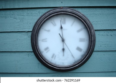 A Clock Frozen In Time (on A Frosty Morning)