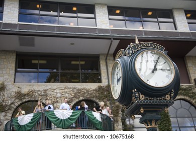 Clock At Keenland Racetrack