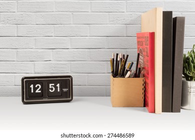 Clock On Desk