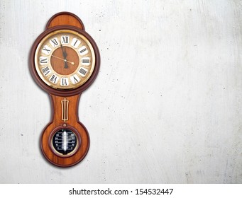 Clock on wall