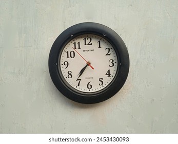  a clock on the wall