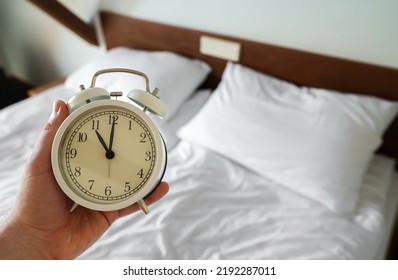 The Clock Shows 11 Am. Time To Get Up.