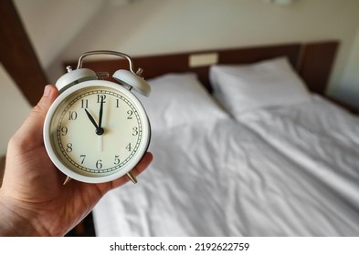 The Clock Shows 11 Am. Time To Get Up.