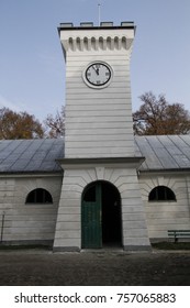 clock sky white