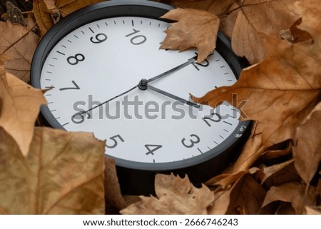Clock Symbolizing Daylight Saving Time Change