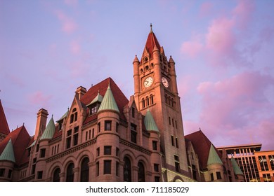 Clock Tower with a beautiful sky 