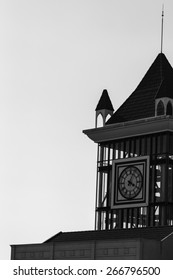 Clock tower in Black&White