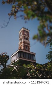 clock tower with blue sky