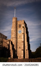 Clock Tower By The River Medway