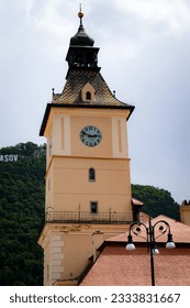 Clock Tower in Brașov's Downtown