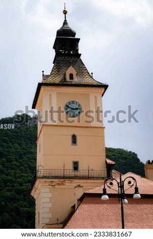 Clock Tower in Brașov's Downtown