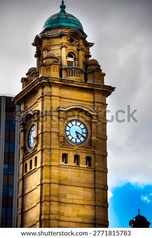 Clock Tower of General Post Office (GPO) in Hobart - Tasmania