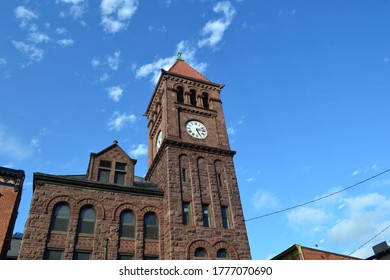 Clock Tower In Jim Thorpe, PA