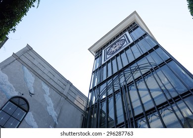 Clock Tower, looking up