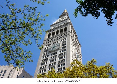 The Clock Tower In Madison Square Garden, Manhattan, New York