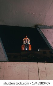 The Clock Tower At The Manila City Hall.